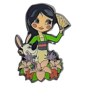 Loungefly Mulan Floral Chibi Princess Series 2 Blind Box Mystery Disney Pin